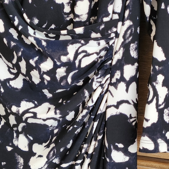 Chaps Dress Abstract Floral Design size XL - Picture 4 of 7